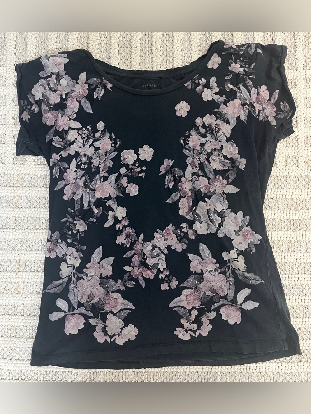 All Saints | Floral Faded T-Shirt size small